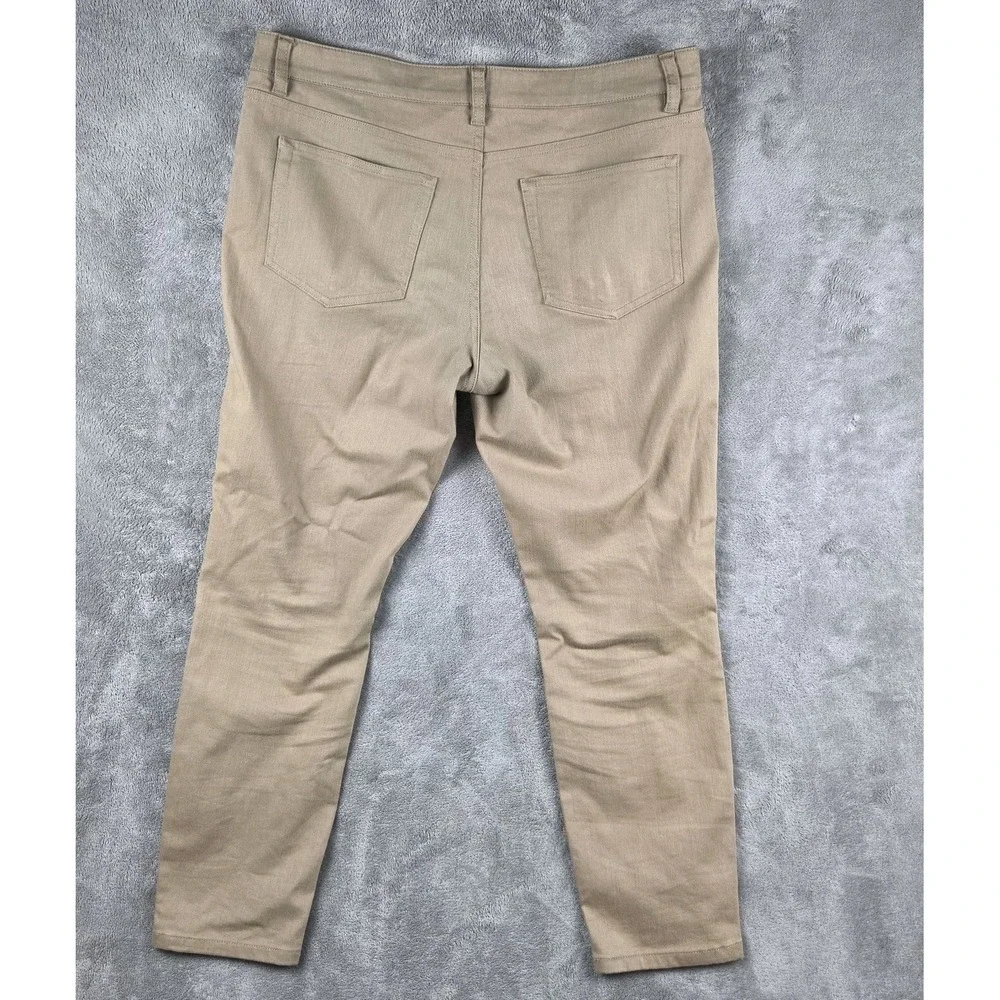 Under 510 Khaki Garment Dyed Stretch Tapered Leg Jeans Mens Size 33x27